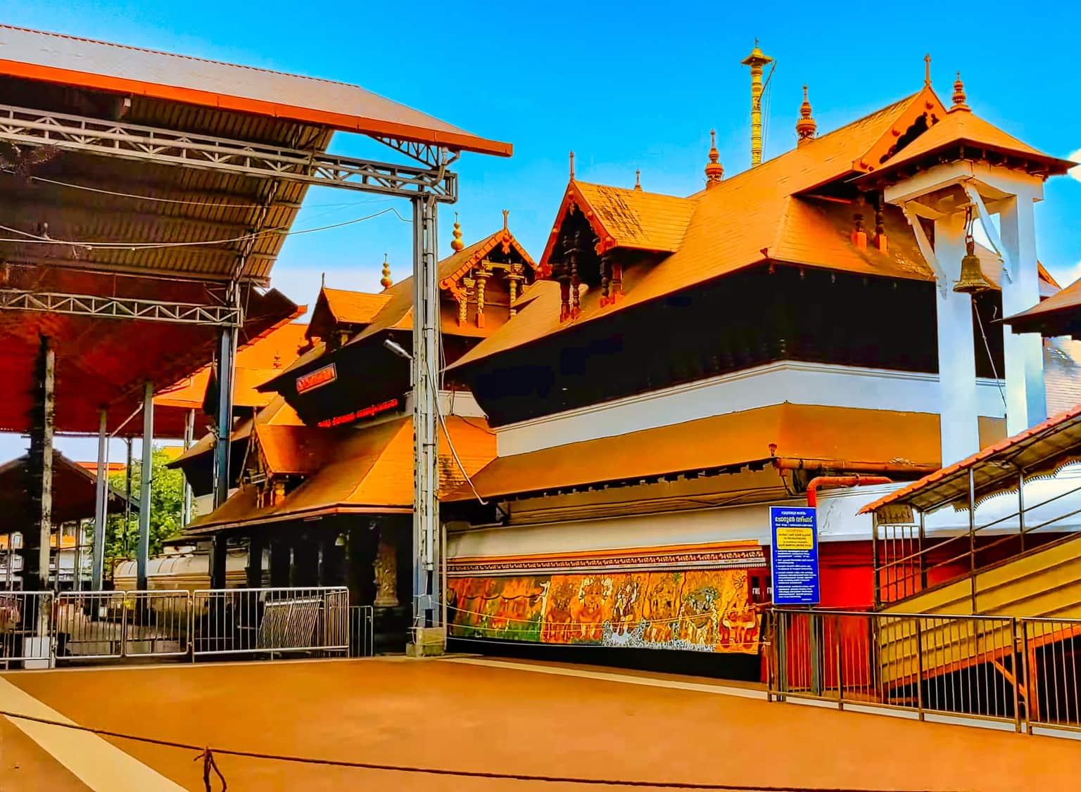 Guruvayur Sri Krishna Temple in Thrissur district, Kerala